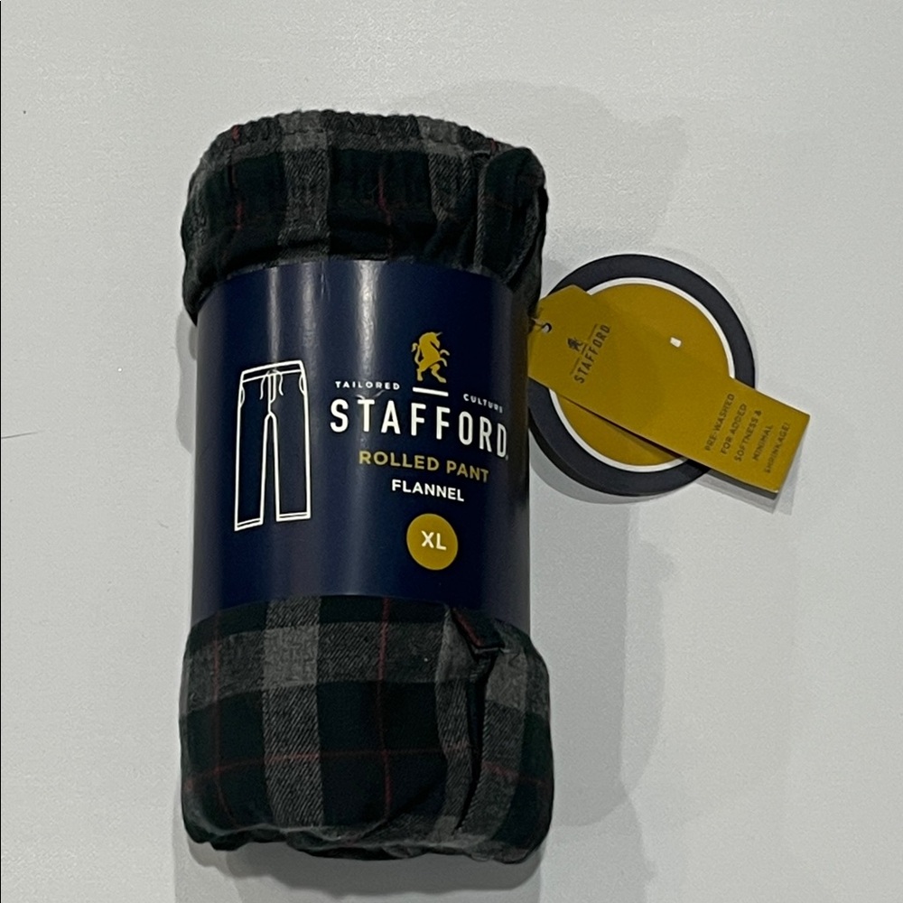 Stafford Plaid Flannel Pants XL